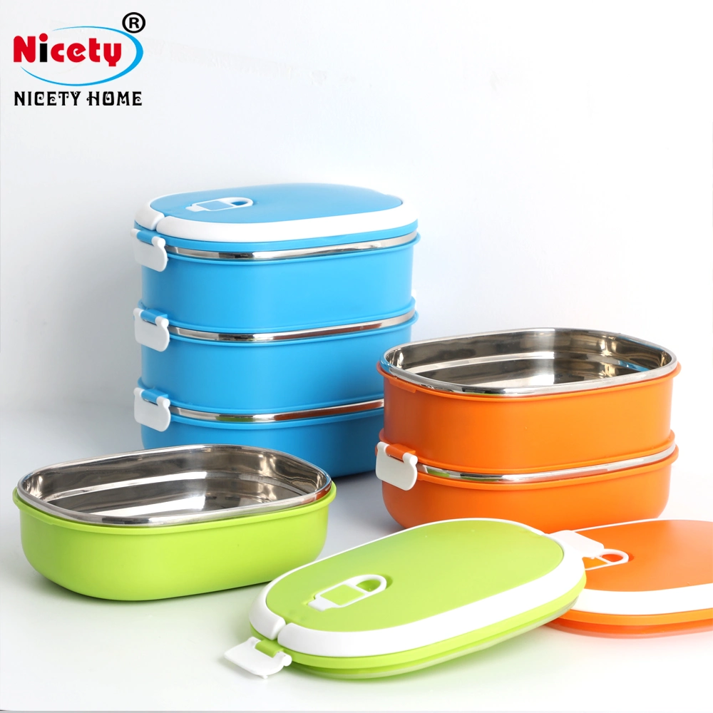 Classic Insulated Multi-Layers Stainless Steel Lunch Box Thermal Insulation Food Container