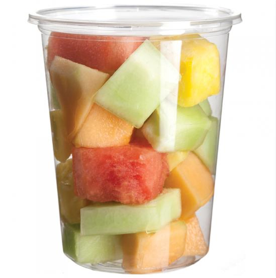 16/24/32oz Clear PP Soup Cup Deli Container Takeout Leakproof Disposable Food Storage Bowl with Lids