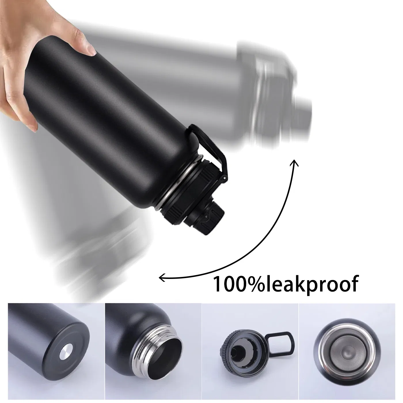 32oz 40oz Stainless Steel Tumbler Portable Vacuum Insulated Gym Travel Sport Water Bottle