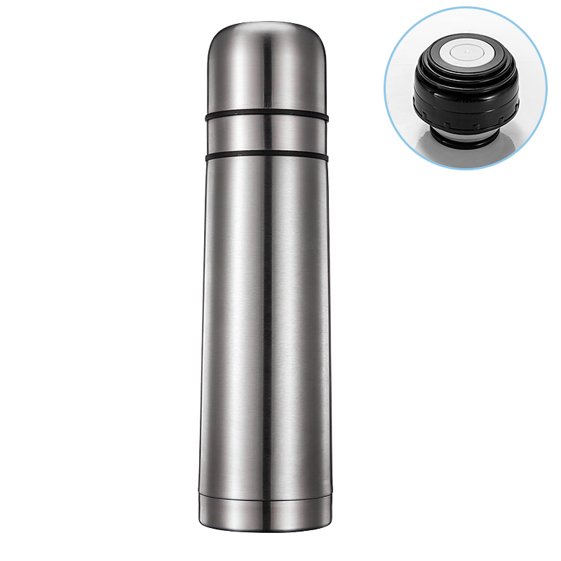1000ml Bullet Thermal Vacuum Flask with Two Cups
