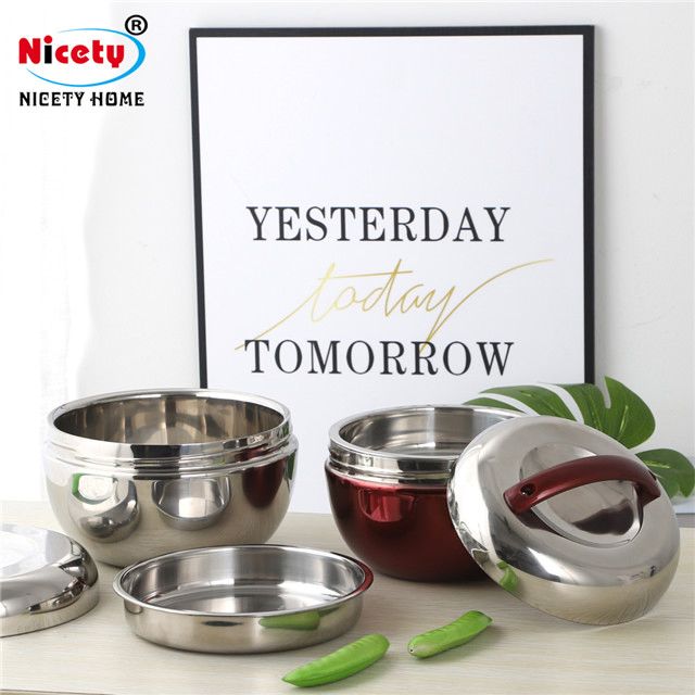 Stainless Steel Lunch Box 1000ml/1300ml, Leak Proof Lunch Box - Thermal Lunch Container