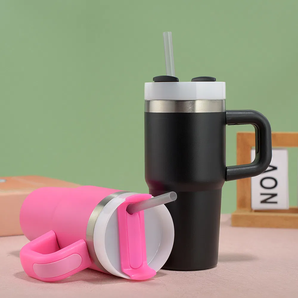 Custom Design Small Size Handgrip Stainless Steel Tumbler Kids Wholesale Thermal Kids Tumbler Cup Water Bottle Vacuum Flask with Straw 14oz