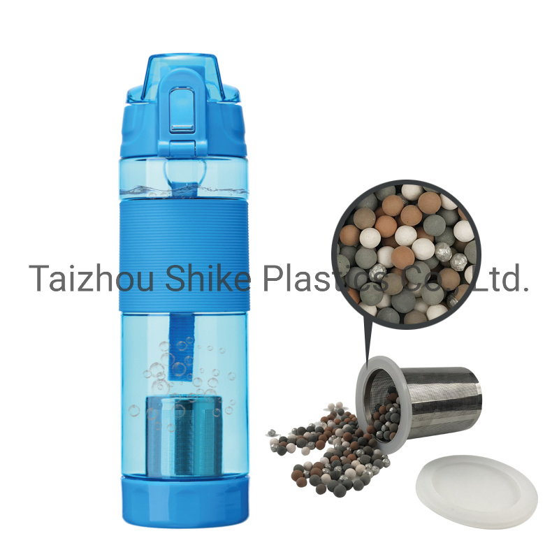 2020 Custom Sport Plastic Hydrogen Rich Alkaline Water Bottle with Alkaline Ball