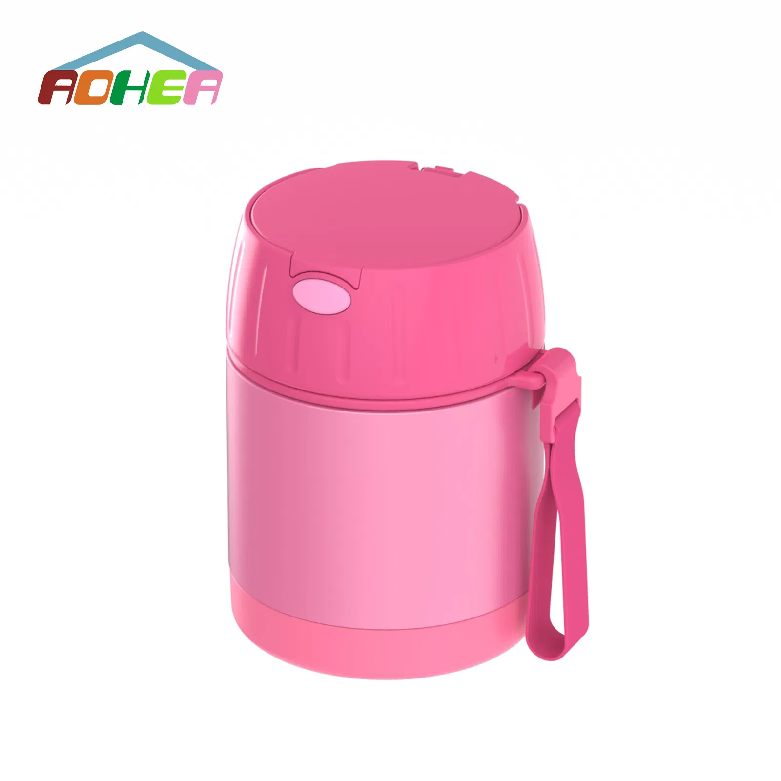 Aohea Obm ODM Vacuum Insulated Food Jar Wide Mouth 24 Oz Soup with Folding Spoon Lunch Containers for Kids &amp; Adults Leak Proof Stainless Steel for Hot Food Keep