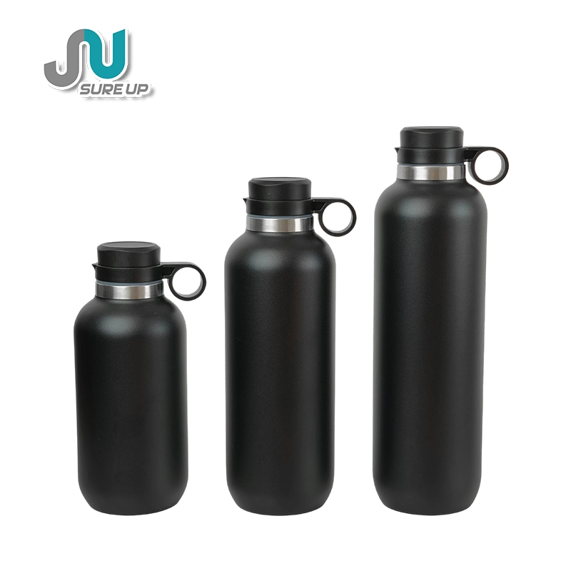 530/740/950 Large Capacity Stainless Steel Vacuum Thermos Insulated Flask with Tea Infuser Portable Outdoor Sports Water Bottle