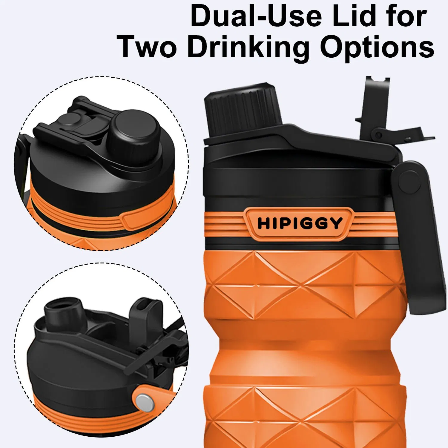 Collapsible Silicone Travel Water Bottle for Outdoor Adventures