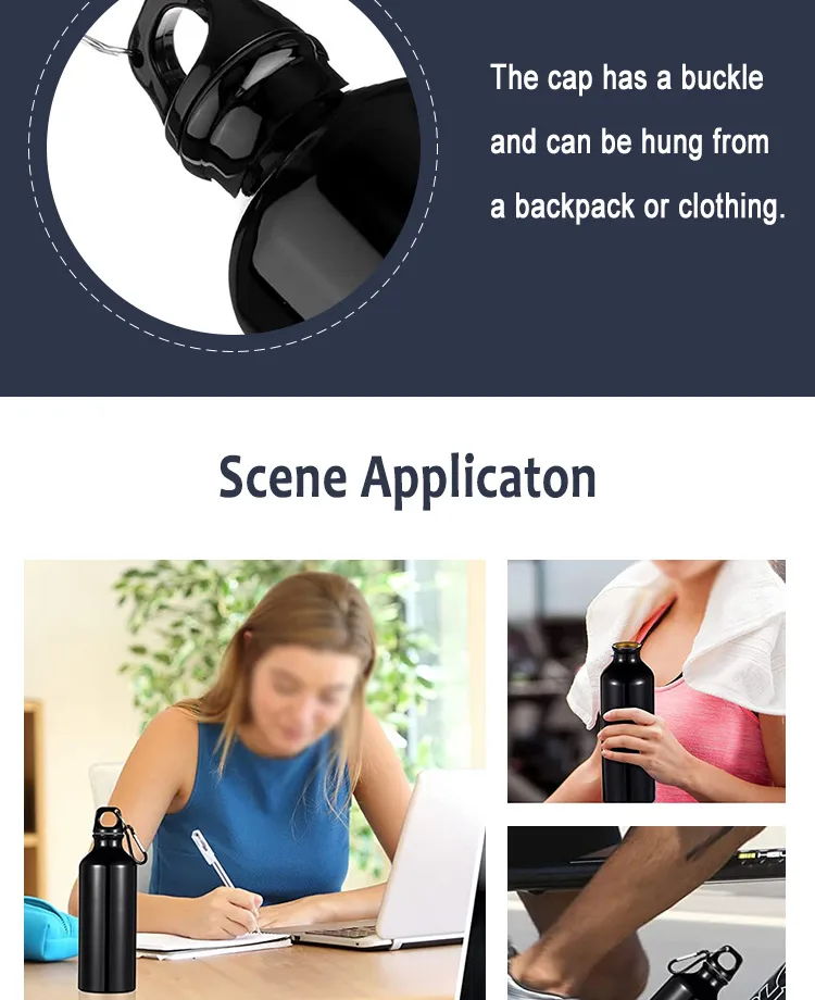 Aluminum Sport Water Bottle Detail 4