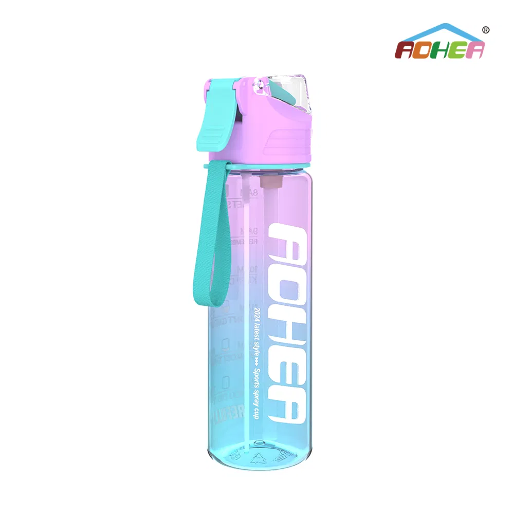 Aohea Transparent Tritan Water Bottle BPA Free Food Grade for Sports