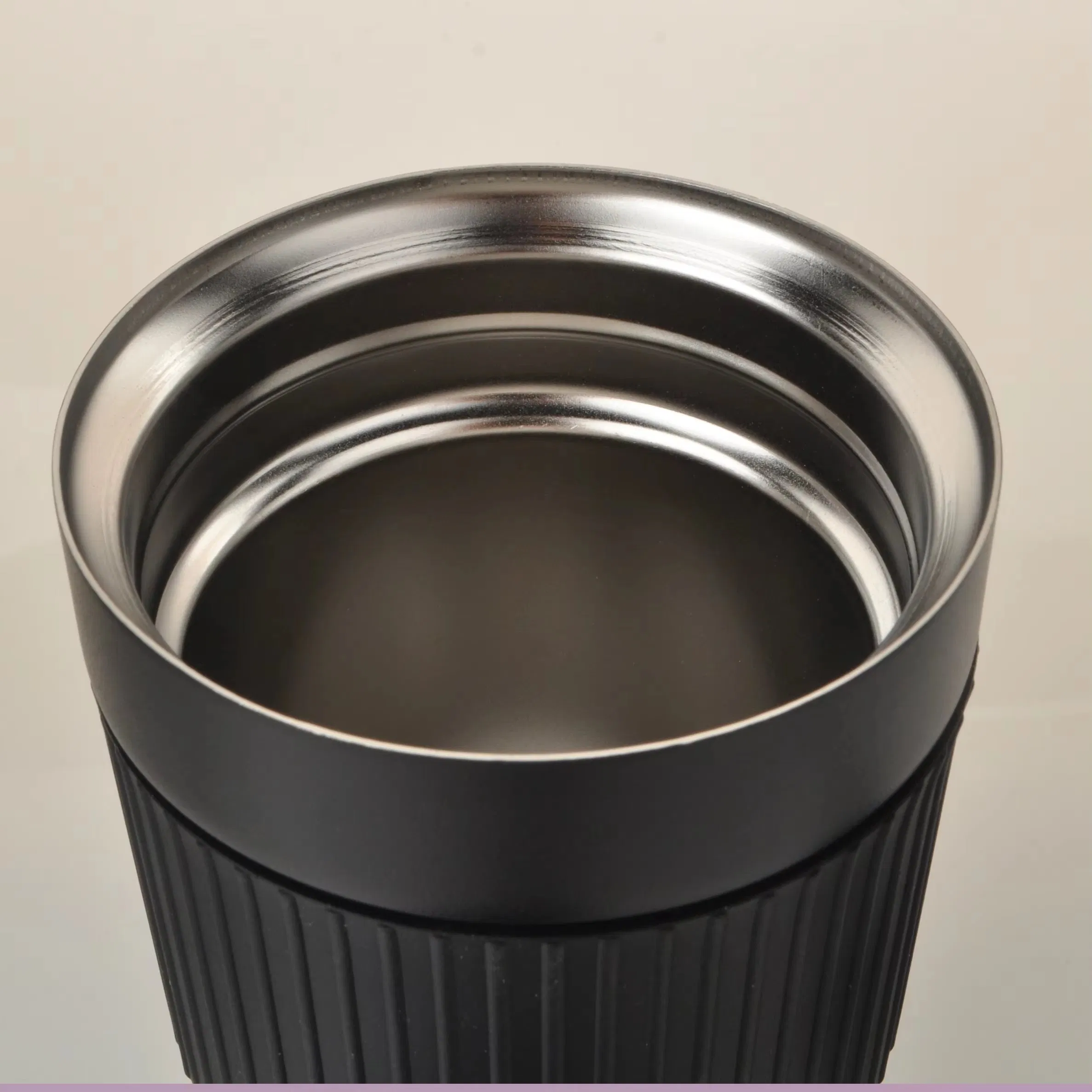 2in1 Travel Camp Single Serve French Press Coffee Maker Mug, Portable Tumbler Coffee Press Plunger Mug Tumbler for Ground Coffee