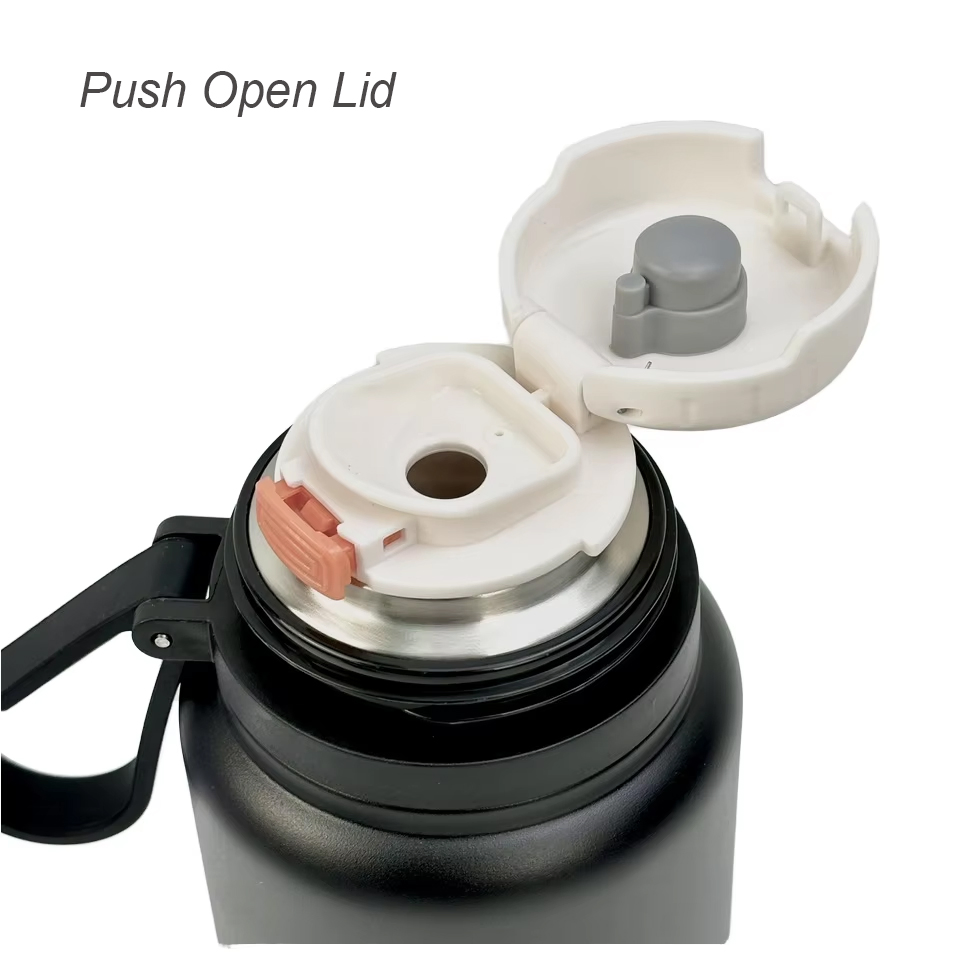 Cup Lid Stainless Steel Insulated Vacuum Flask 650ml 850ml Large Capacity School Kids Adults Thermal Bottle with Customized Logo