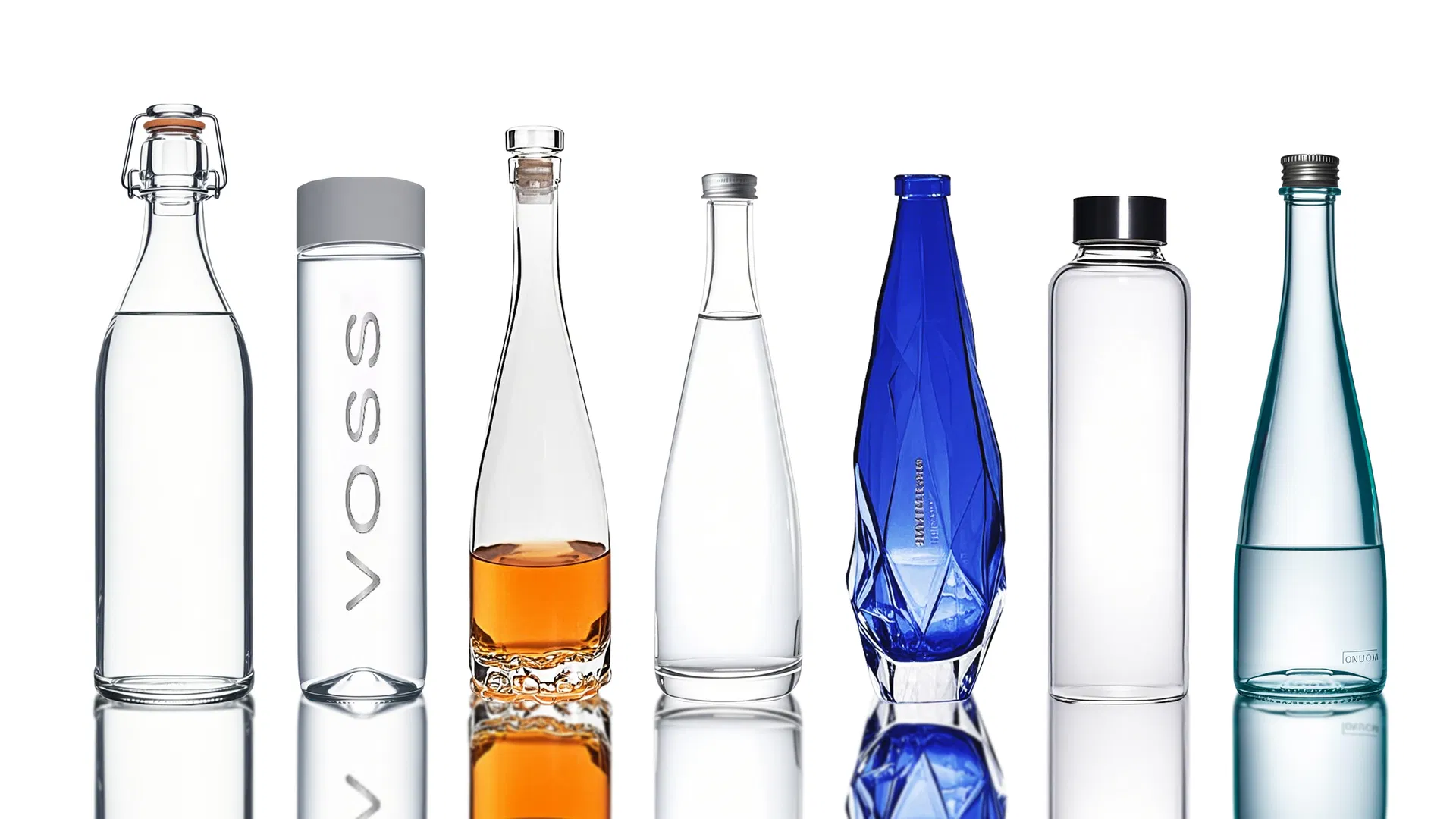 Luxury Super Flint Glass Water Bottle