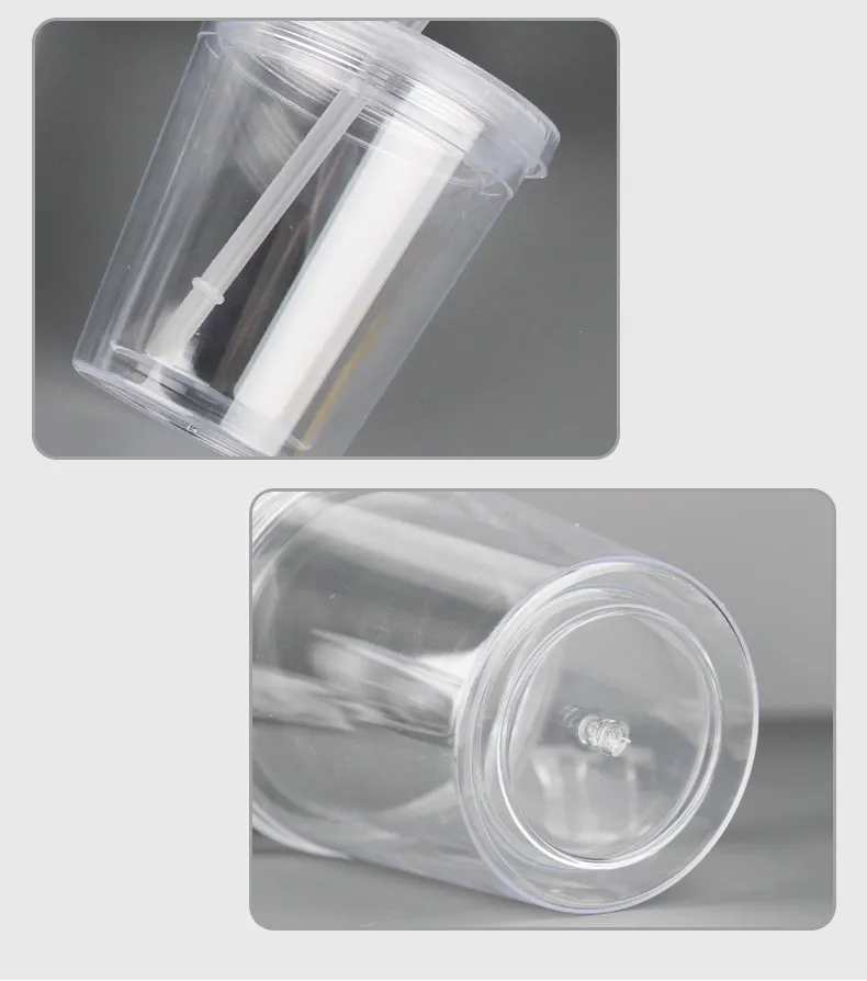 Coffee Cup with Straw