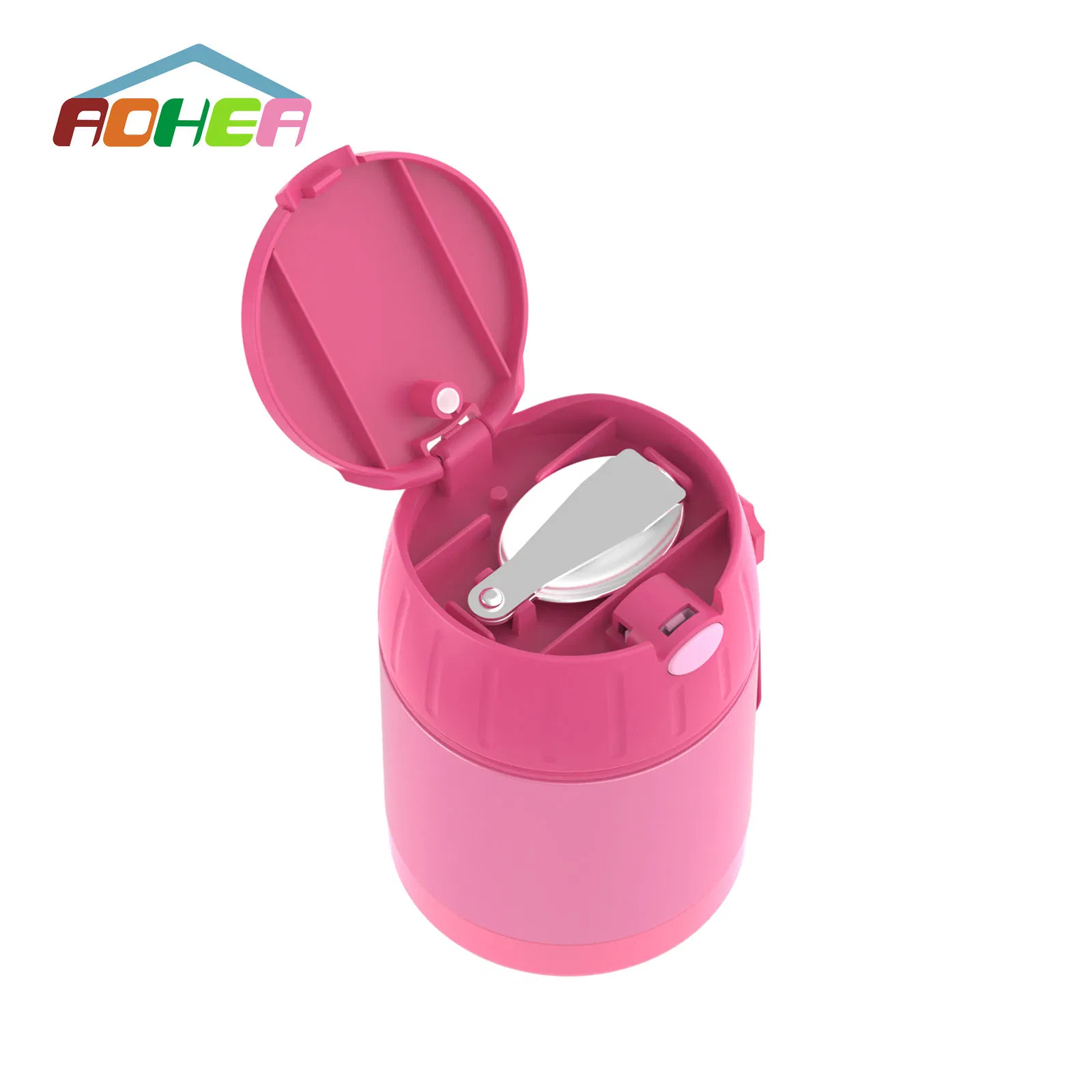 Premium BPA - Free 400ml Lightweight Insulated Food Jar, Comes with 100% Leak - Proof Promise, Cool Touch Body and an Elegant Portable Foldable Handle