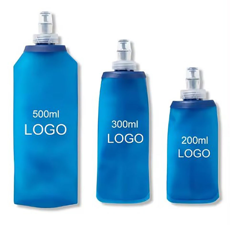 Folding Bottle Foldable TPU Running Foldable Kettle Collapsible Soft Water Bottle