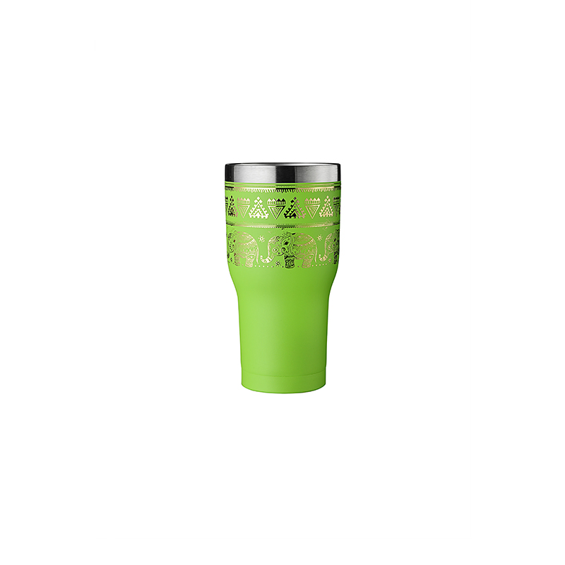 Reusable Stainless Steel Leak-Proof Double-Wall Vacuum Insulated Tumbler for Hot and Cold Beverages