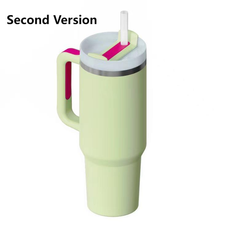 Wholesale Large Capacity 40oz Stainless Steel Insulated Vacuum Flask Auto Mug Travel Mug with Grip