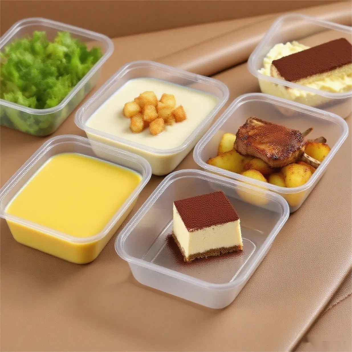 Multi-Specification Sealed Container – Safe for Food Takeaway, Leakproof &amp; Preserves Freshness