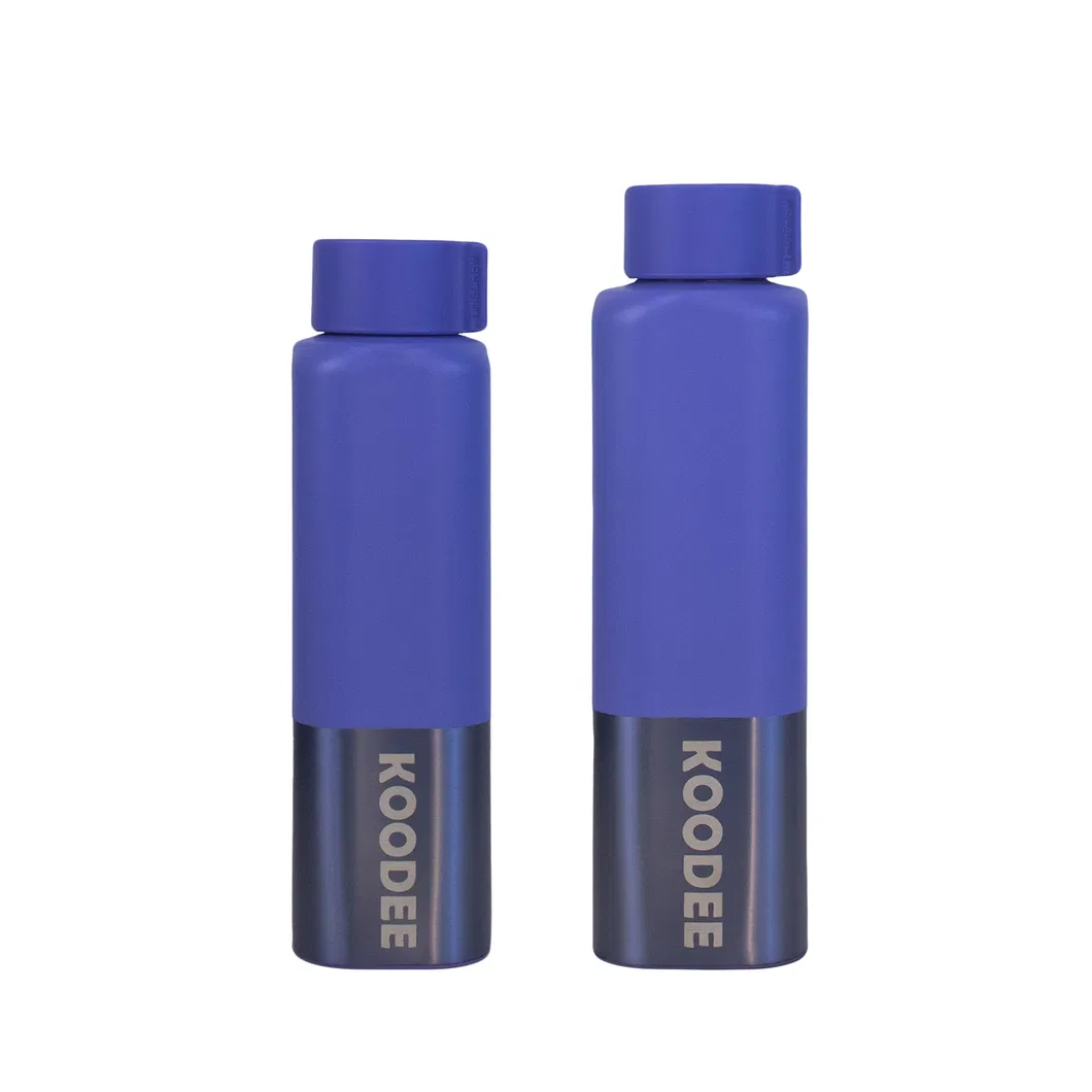 Square Shape Stainless Steel Sport Water Bottle 500ml