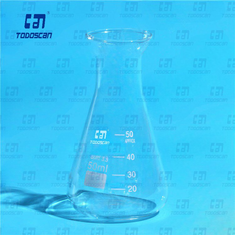 Wide Mouth 50ml 100ml 250ml 500ml 1000ml 2000ml Erlenmeyer Conical Flask