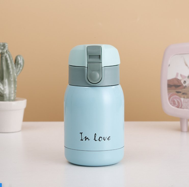 360ml Portable Cute Kids Double Wall Stainless Steel Stainless Steel Thermal Vacuum Flask for School Children