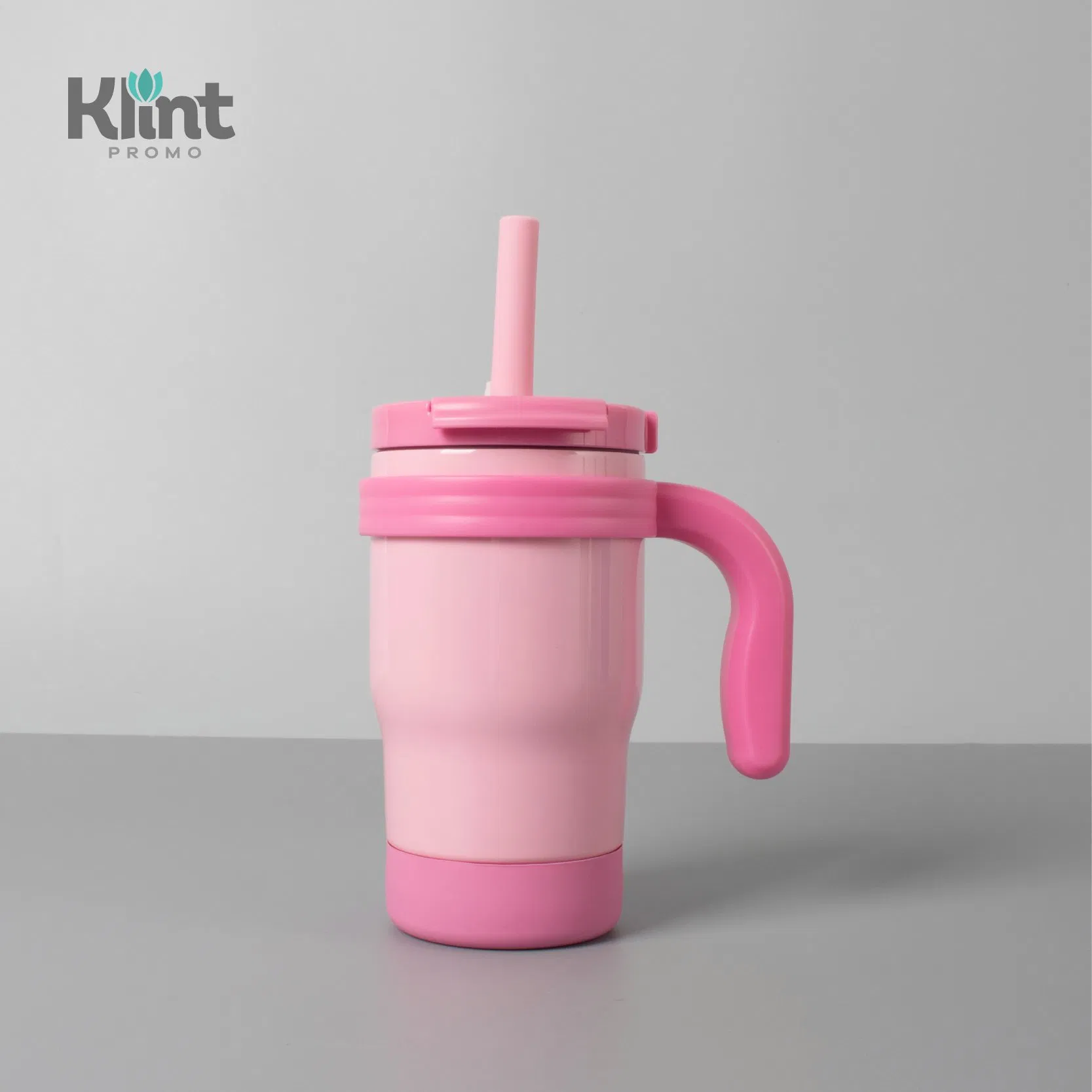 KS1324 420ml Stainless Steel Insulated Thermos Water Bottle with Retractable Straw for Kids