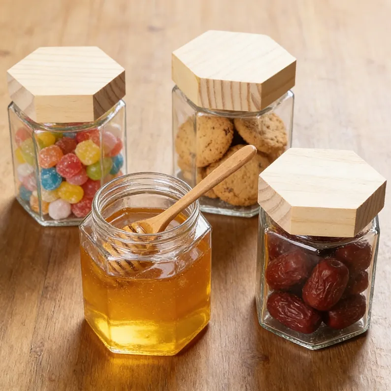 Glass Jam Jelly Jar 1