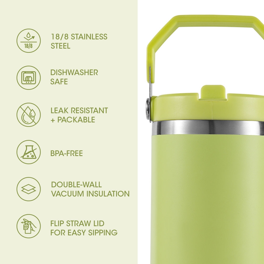 30oz Auto Mug Double Wall Stainless Steel Vacuum Insulated Tumbler for Gym