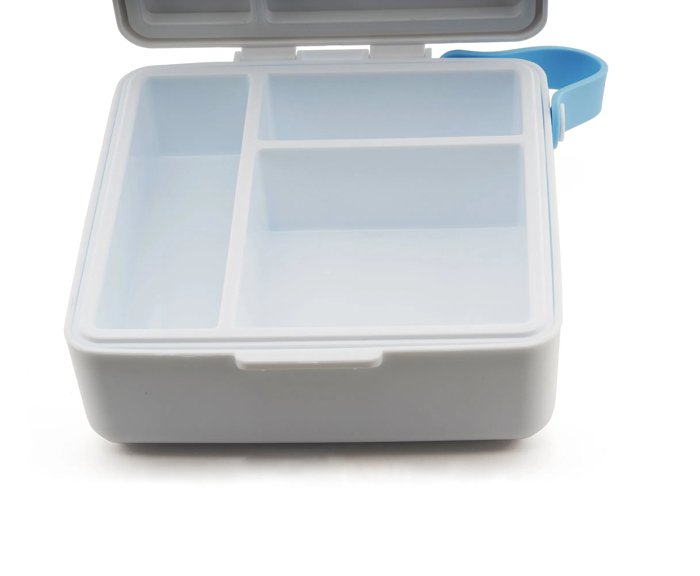 Bento Lunch Box, Kids Leakproof Lunch Food Containers with 3 Compartment for School, Travel