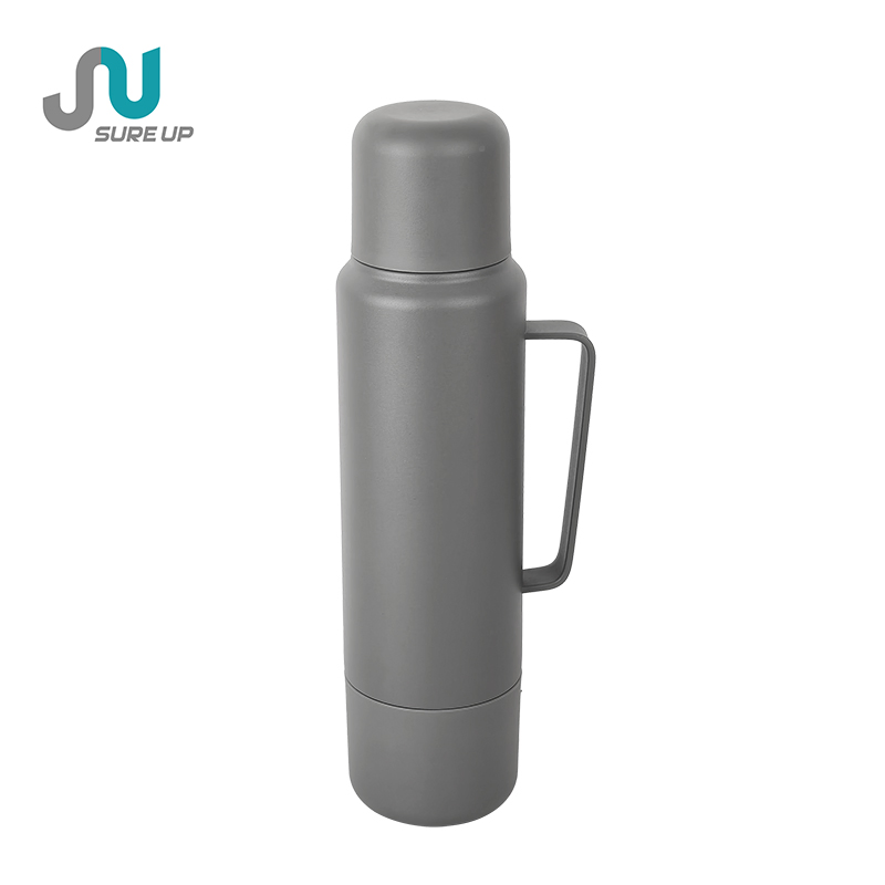 Sure up Classic Eco-Friendly Insulated Stainless Steel Wide Mouth Vacuum Flask Thermos Leakproof PC Cup Lid 12-24 Hours Thermal