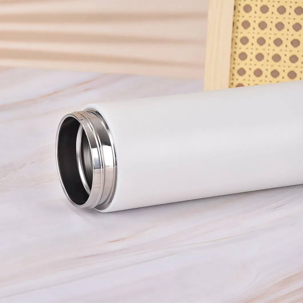 304 Stainless Steel Vacuum Thermal Flask with Straw