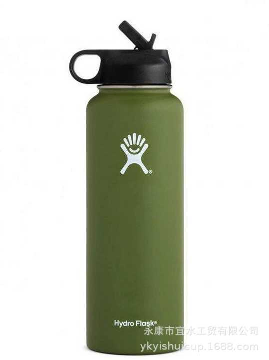 Stainless Steel Thermos Double Wall Outdoor Reusable Vacuum Flask Sport with Different Lids