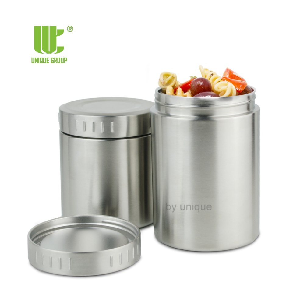 350ml 500ml 100% Stainless Steel Vacuum Insulated Hot Food Thermos Soup Jar