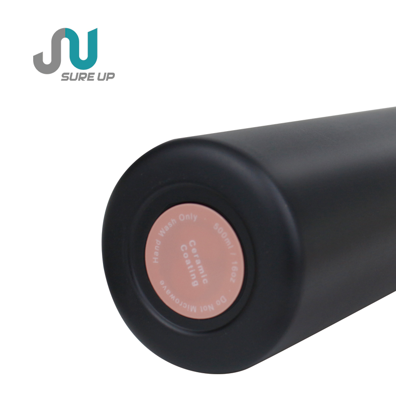 470ml Cute Termo De Agua Safe Lock Button Double Wall Stainless Steel Vacuum Flask 12-24 Hours Thermal Camping Business Gift