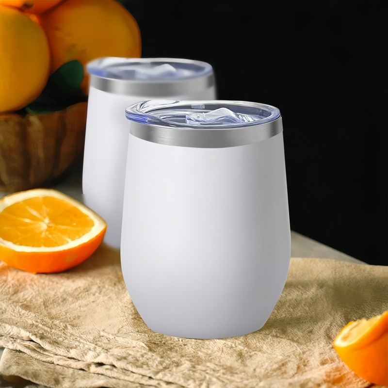 12oz Stainless Steel Coffee Wine Tumblers Cups Double Wall Tumbler