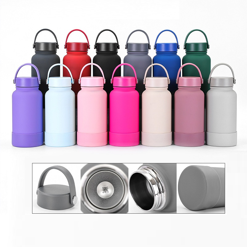 BPA-Free Sports Double Wall Heat Insulation Stainless Steel Outdoor Camping Climbing Water Bottle Cup Hydrate Thermos Vacuum Flask 12 18 24 32 40 64 Oz