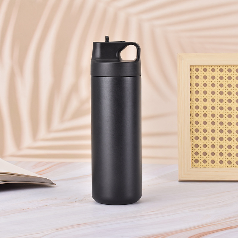 304 Stainless Steel Vacuum Thermal Flask with Straw