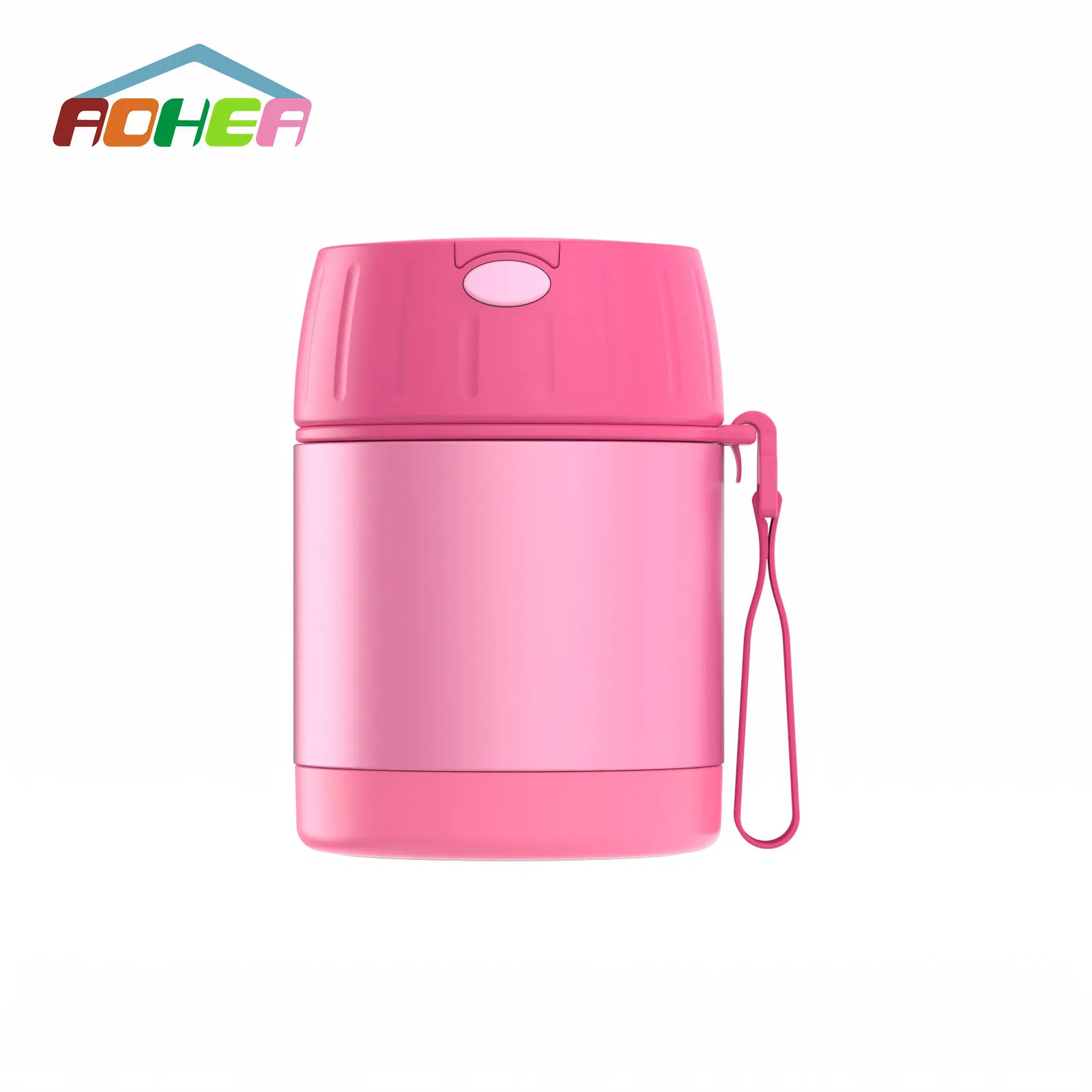 Deluxe BPA - Free 400ml Lightweight Insulated Food Jar, Offering 100% Leak - Proof Assurance, Cool Touch Body and a Sophisticated Portable Foldable Handle