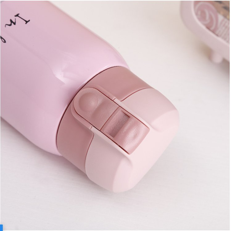 360ml Portable Cute Kids Double Wall Stainless Steel Stainless Steel Thermal Vacuum Flask for School Children