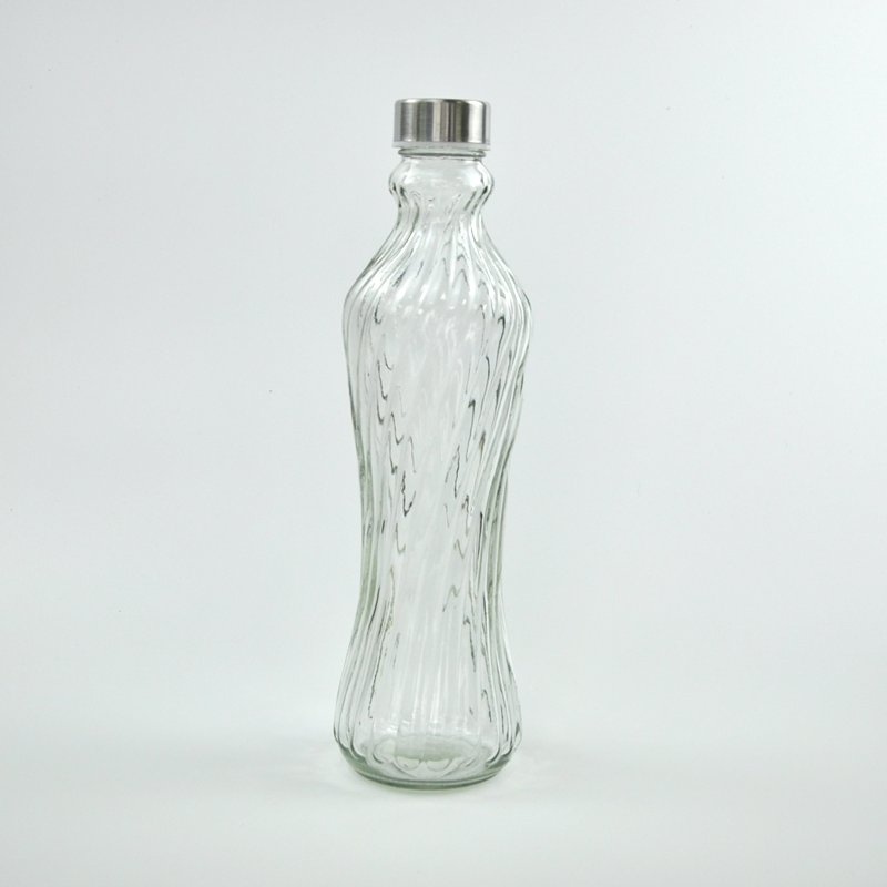 Soda Water Juice Beverage 1 L Clear Glass Bottle of Food Grade