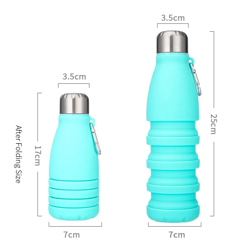 Silicone Water Bottle View 2