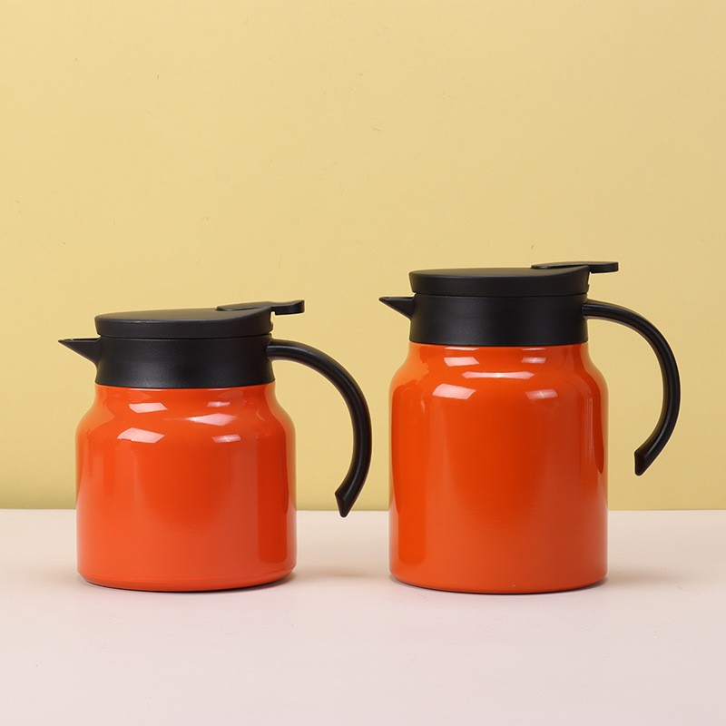 800ml Double Wall Thermal Kettle 1000ml Stainless Steel Vacuum Flasks with Handle