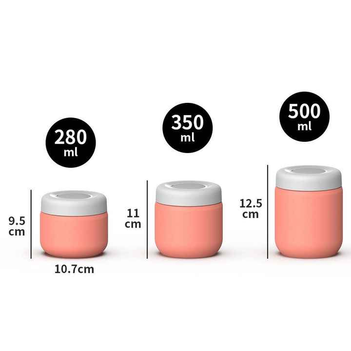 Wholesale Wide Mouth Thermal Vacuum Insulated Food Jar 304 Stainless Steel Lunch Storage Soup Container for School Office