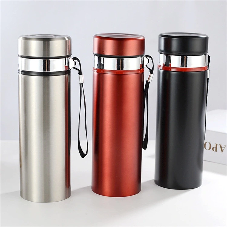 500ml Customized Red Colour Vacuum Water Bottle, Thermal Tea Flask