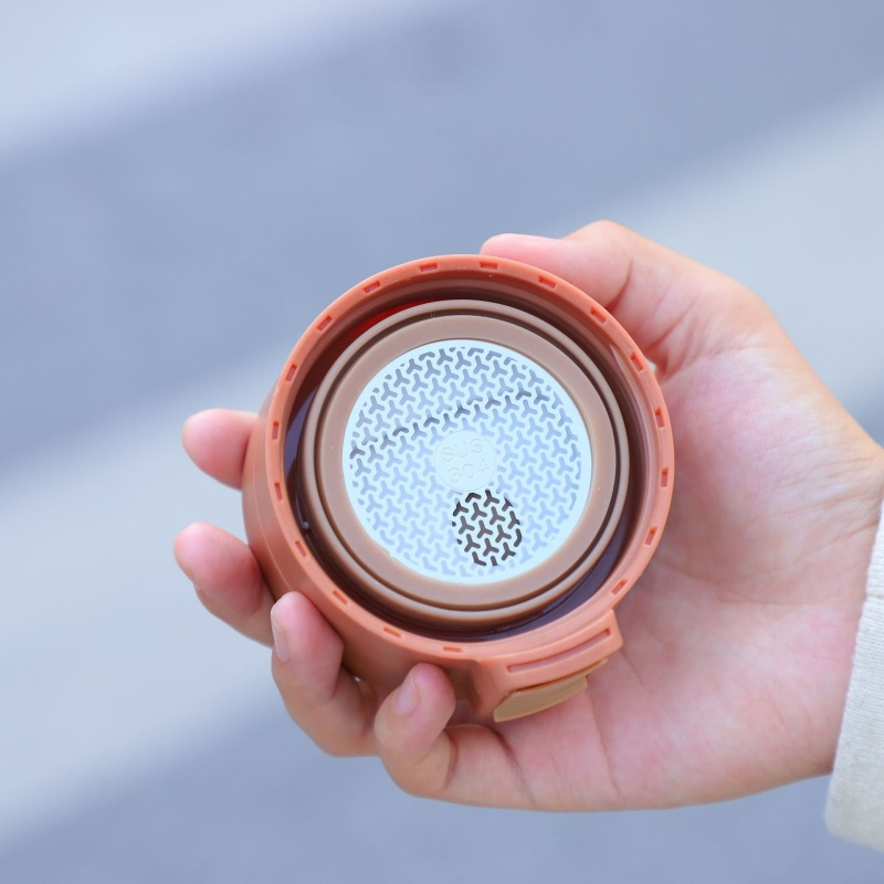 New Style 380ml Stainless Steel Thermos Coffee Cup Stylish Travel Coffee Mug Double Walled Thermal Vacuum Flask with Lid