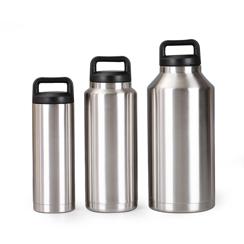 Customized Double Wall Stainless Steel Portable Vacuum Flask Sports Water Bottle
