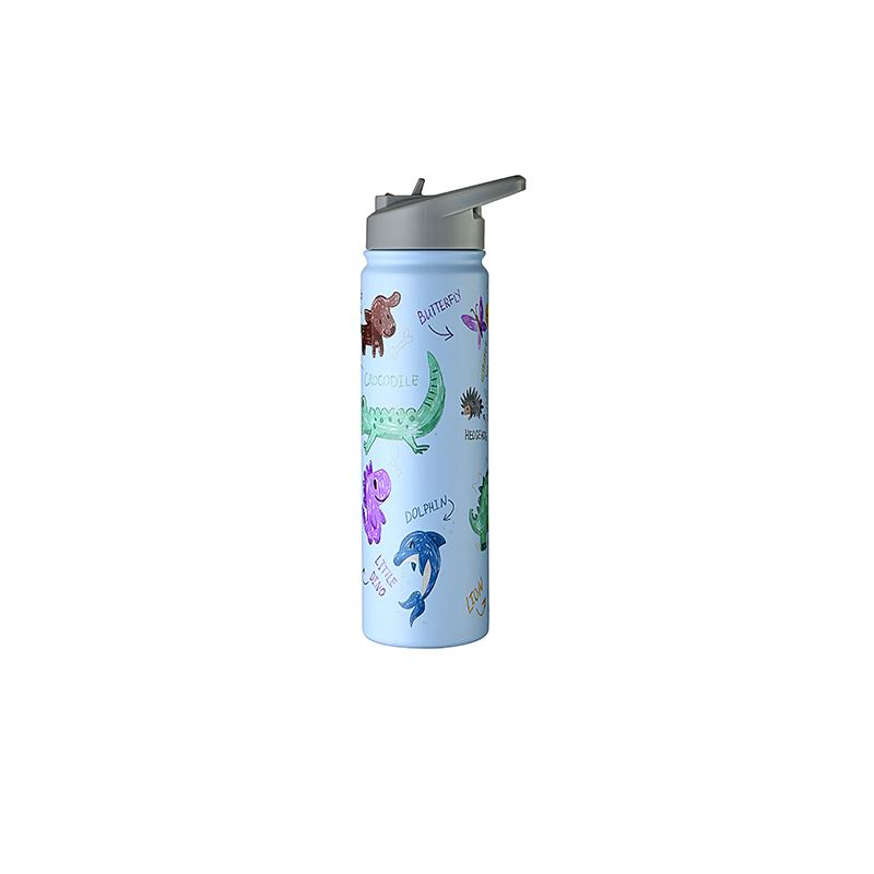 Personalized 304 Stainless Steel Wide Mouth Vacuum Insulated Sports Water Bottle