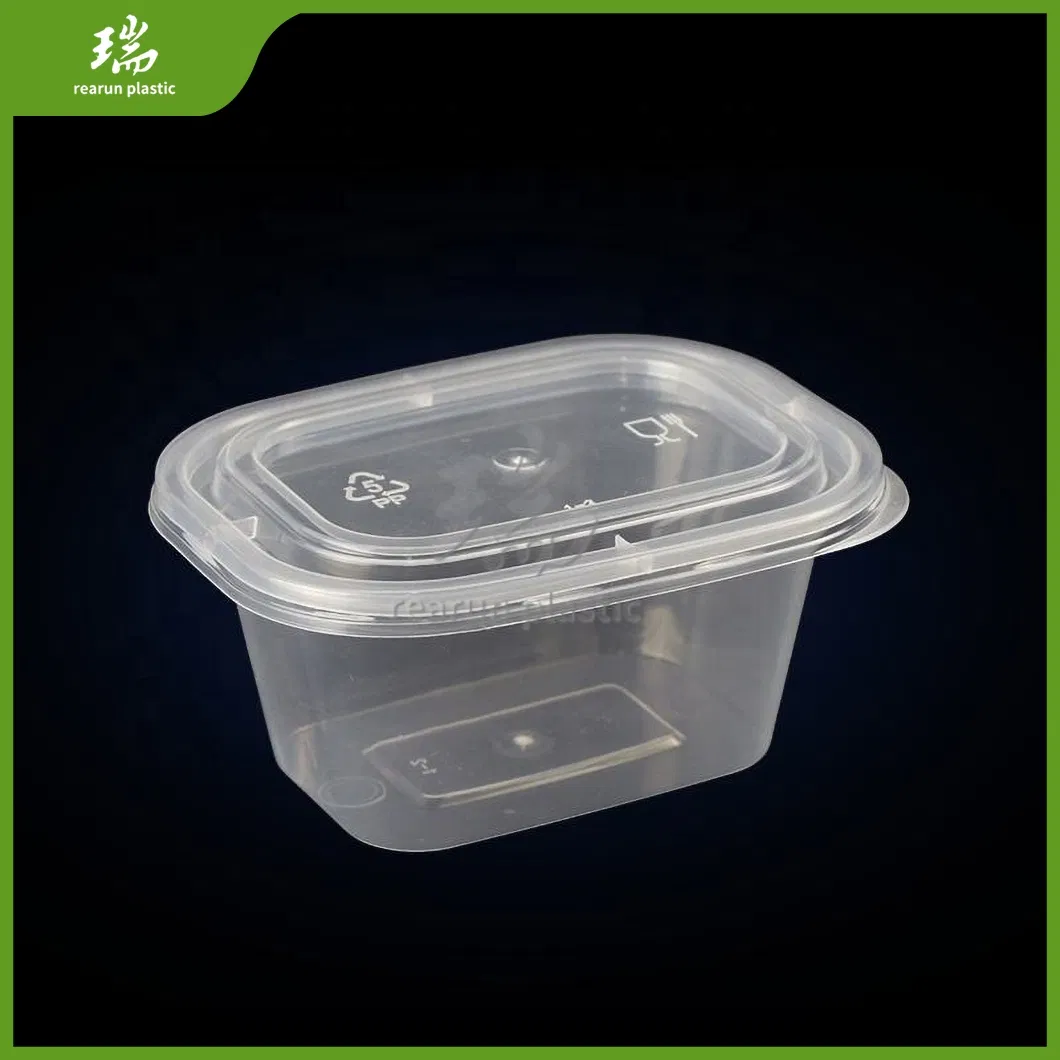 Airtight Leakproof Reusable Safe Stackable Clear Durable Large Plastic Food Container