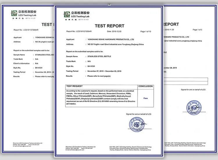 Quality Certifications