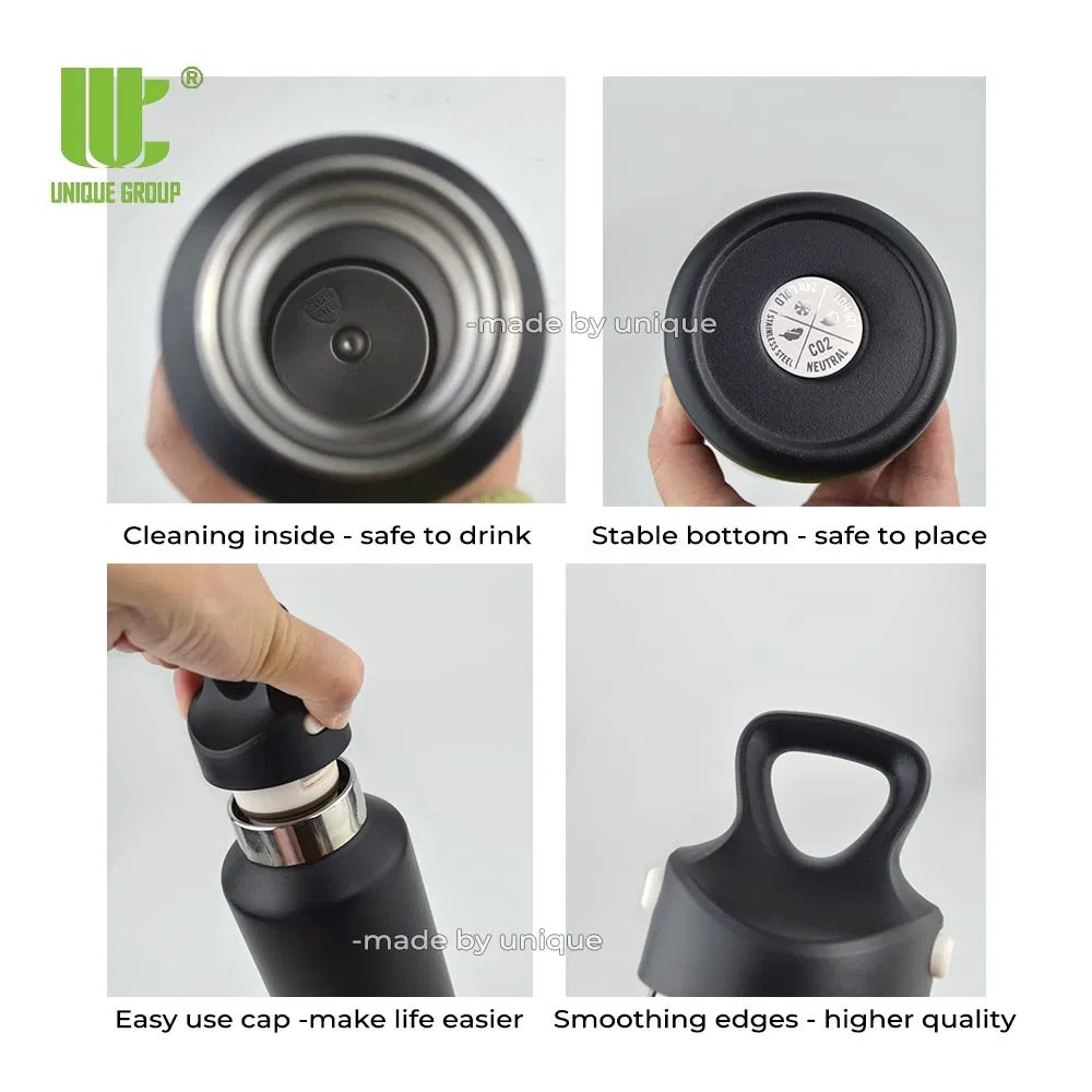 12oz 20oz Quick Open Lid Stainless Steel Vacuum Insulated Thermal Sports Water Bottle