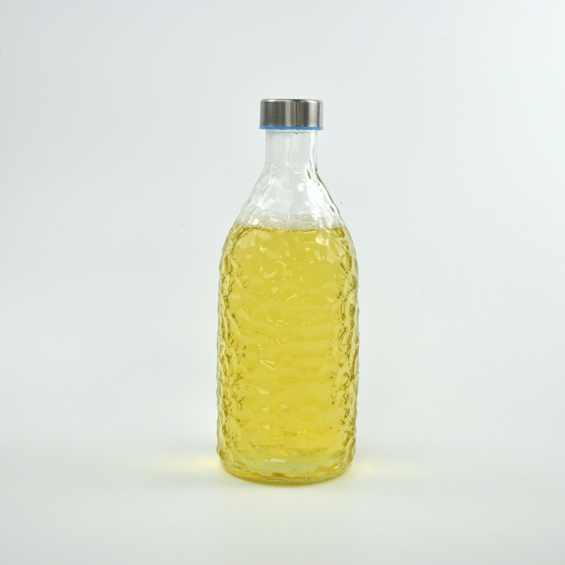 Soda Water Juice Beverage 1 L Clear Glass Bottle of Food Grade